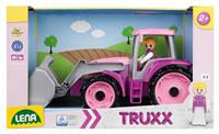 Lena tractor Truxx meisjes 37 x 17 cm roze/grijs 2 delig - thumbnail