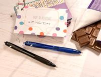 Boligrafo de tinta líquida Uni-Ball Jetstream SXN-150C-07 Licht Blauw 1 mm (10 Onderdelen) - thumbnail