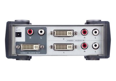 ATEN 2 poorts DVI + Audio Switch met afstandsbediening