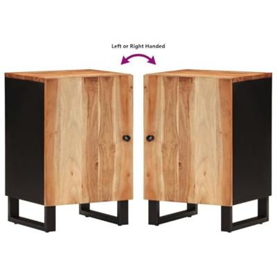 Badkamerkast 38x33x58 cm massief acaciahout Badkamerkast 38x33x58 cm massief acaciahout