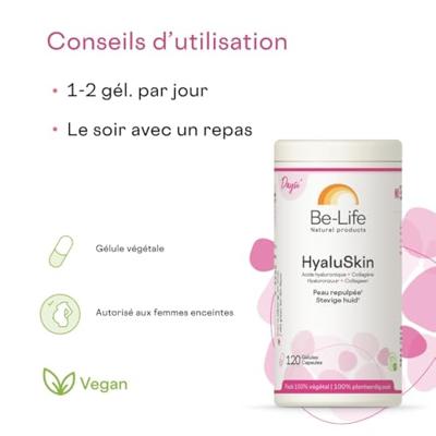 Be-Life Hyaluskin 120 Capsules