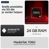 Smartphone Motorola PB7Y0053ES 8 GB RAM 6,72" 512 GB Zwart - thumbnail