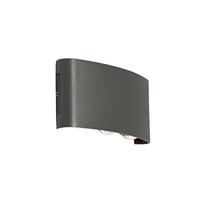QAZQA Buiten wandlamp donkergrijs incl. LED 6-lichts IP54 - Silly - thumbnail