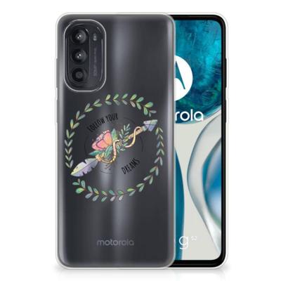 Motorola Moto G52/G82 Telefoonhoesje met Naam Boho Dreams Motorola Moto G52/G82 Telefoonhoesje met Naam Boho Dreams