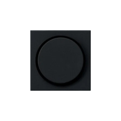 Gira centraalplaat dimmerknop - systeem 55 zwart mat (0650005) Gira centraalplaat dimmerknop - systeem 55 zwart mat (0650005)