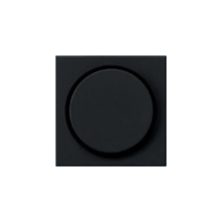 Gira centraalplaat dimmerknop - systeem 55 zwart mat (0650005) - thumbnail