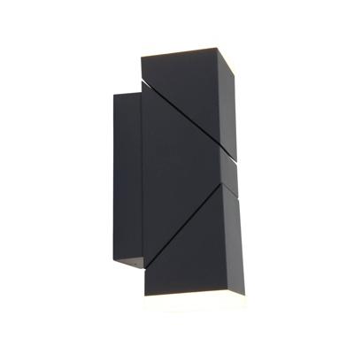 2 pack LED's Light 2-lichts LED Design Buitenlamp - Model Terni - Draaibaar - Warm wit - Antraciet