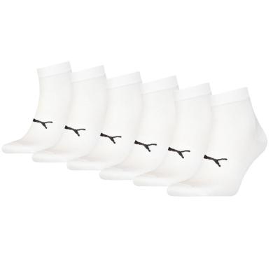 Puma Sport Quartersokken Light 6-pack Wit-43/46
