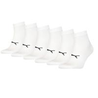 Puma Sport Quartersokken Light 6-pack Wit-43/46 - thumbnail