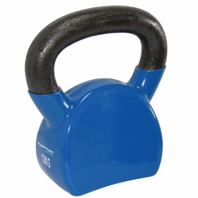 Tunturi Vinyl Kettlebell l 12KG l blauw