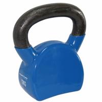 Tunturi Vinyl Kettlebell l 12KG l blauw - thumbnail