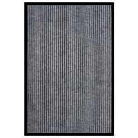 VidaXL Deurmat 80x120 cm gestreept grijs - thumbnail