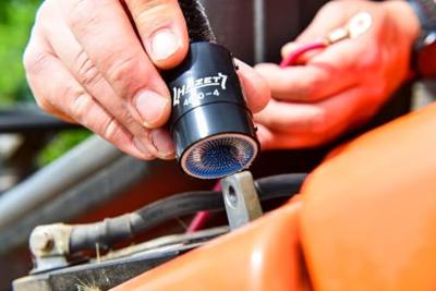 HAZET Reinigingsborstel voor pool- en batterijklemmen 4650-4 · Lengte: 120 mm