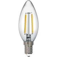 LED Filament Lamp E14 Fitting 2W Warm Wit 2700K Transparant Glas - thumbnail