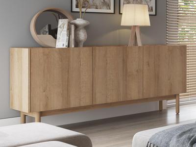 Dressoir BOUKO DELUXE 3 deuren riviera eik Dressoir BOUKO DELUXE 3 deuren riviera eik