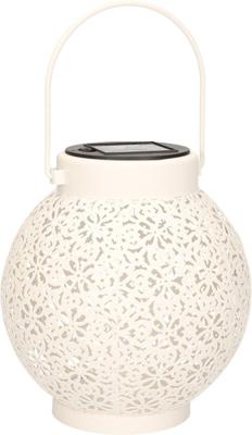 Solar lantaarn metaal gebroken wit I Anna's Collection - Annas collection Solar lantaarn metaal gebroken wit I Anna's Collection - Annas collection