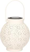 Solar lantaarn metaal gebroken wit I Anna's Collection - Annas collection - thumbnail