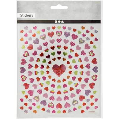 Creativ Company Stickers kleine harten, 1 vel