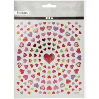 Creativ Company Stickers kleine harten, 1 vel - thumbnail