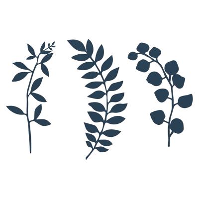 Decoratie takjes blauw (9st) Rustic Collection Decoratie takjes blauw (9st) Rustic Collection