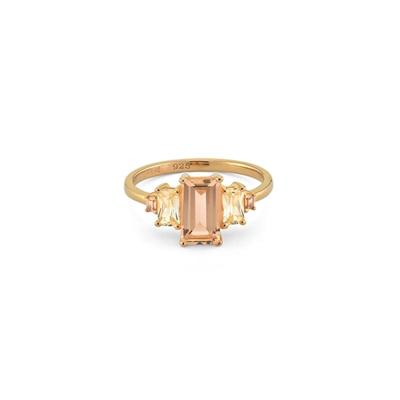 Dames ring 24KAE 12435Y/56 16 Gouden