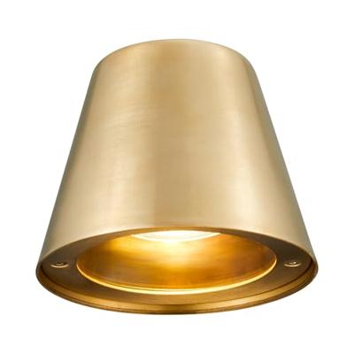 Buitenlamp messing downlighter &apos;Aleria&apos; GU10