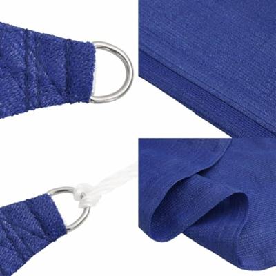 VidaXL Zonnezeil 160 g/m² 2x4 m hdpe blauw