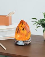 Jurassic Park Lamp with USB-C Amber - thumbnail