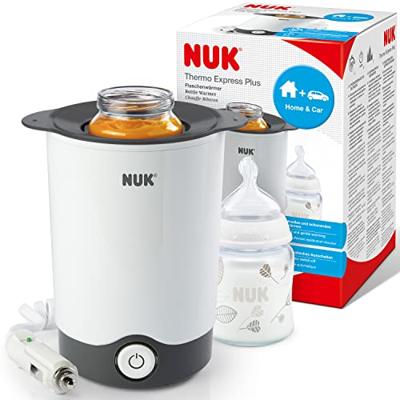 NUK Thermo Express Plus Flaschenwärmer Babyvoedsel verwarmer Wit, Zwart - thumbnail