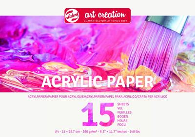 Acrylverfpapier talens art creation a4 15vel 290gr | 3 stuks