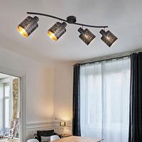 Globo Plafondlamp zwartTunno 4-lichts - 15342-4 - thumbnail