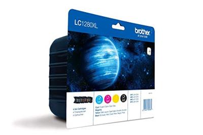 Brother inktcartridge, 1.200-2.400 pagina&apos;s, OEM LC-1280XLVALBPDR, 4 kleuren