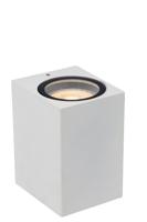 Lucide ZARO - Wandspot / Wandlamp Binnen/Buiten - 1xGU10 - IP44 - Wit - thumbnail