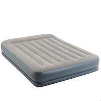 Intex 64118NP Pillow Rest Mid-Rise Luchtbed 152x203x30 cm Grijs/Blauw - thumbnail