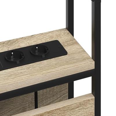 Opberghoofdbord met hoofdeinde met opslag Sonoma eiken 160 cm Bewerkt hout Opberghoofdbord met hoofdeinde met opslag Sonoma eiken 160 cm Bewerkt hout
