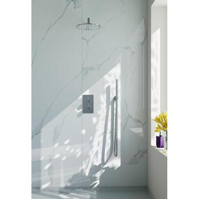 Fortifura Calvi Inbouw Regendoucheset - thermostatisch - wandarm - 25cm hoofddouche - staaf handdouche - gladde doucheslang - chroom SW496810/SW542643/SW706209/SW720552/SW720559/SW721 Fortifura Calvi Inbouw Regendoucheset - thermostatisch - wandarm - 25cm hoofddouche - staaf handdouche - gladde doucheslang - chroom SW496810/SW542643/SW706209/SW720552/SW720559/SW721