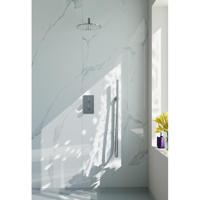 Fortifura Calvi Inbouw Regendoucheset - thermostatisch - wandarm - 25cm hoofddouche - staaf handdouche - gladde doucheslang - chroom SW496810/SW542643/SW706209/SW720552/SW720559/SW721 - thumbnail