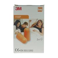 3M 1100P Oordoppen 35 dB Eenmalig gebruik 2 paar - thumbnail
