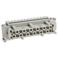 HARTING 09330242716 Businzetstuk Han® E 24 + PE Cage Clamp 1 stuk(s) Piece - thumbnail