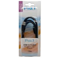 Enzo pro-1 usb 3.0 a male naar a female 1.8 meter - 9280242 - thumbnail
