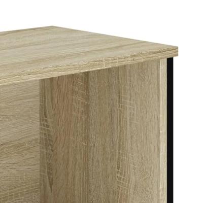 VidaXL Schoenenkast 90x38x45,5 cm bewerkt hout sonoma eikenkleurig