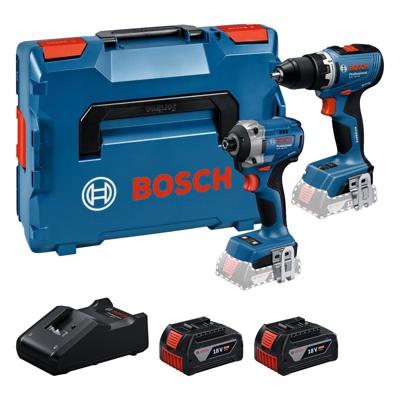 Bosch Professional Accu combiset 2-delig GSR 18V-65 + GDR 18V-215 18V 5.0Ah in L-Boxx - 0615A50090