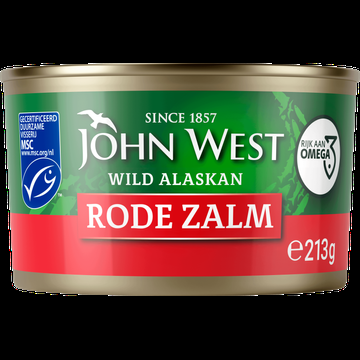 John West Wilde Rode Zalm 213g bij Jumbo