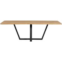 WOOOD Eettafel 'Tablo' Eikenhout, 240 x 100cm, kleur Naturel - thumbnail