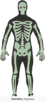 Glow In The Dark Morphsuit Skelet - thumbnail