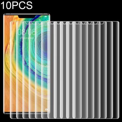 10 stuks voor Huawei mate 30 pro ultra slanke 9H 2.5 D gehard gebogen glazen scherm beschermende film