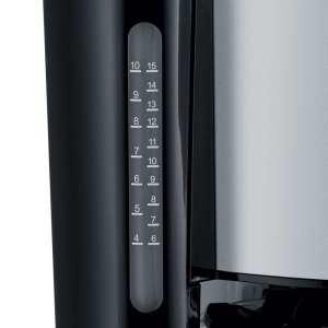 Severin KA 4825 TYPE SWITCH Koffiezetapparaat RVS, Zwart Capaciteit koppen: 10 Glazen kan