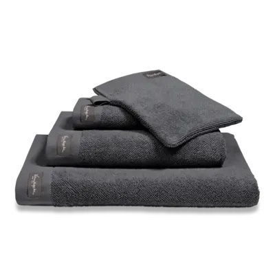 Vandyck Vandyck Home Uni Off Black Handdoek 60x110