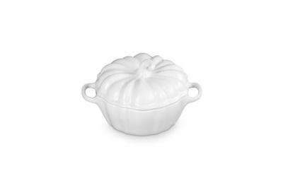 LE CREUSET - Halloween - Mini braadpan Pompoen 0,35l Wit