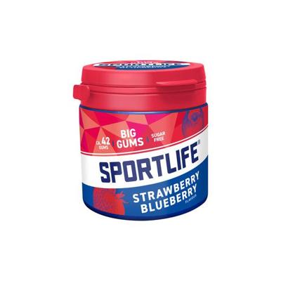 Sportlife strawberry & blueberry jar (4x 99gr)
